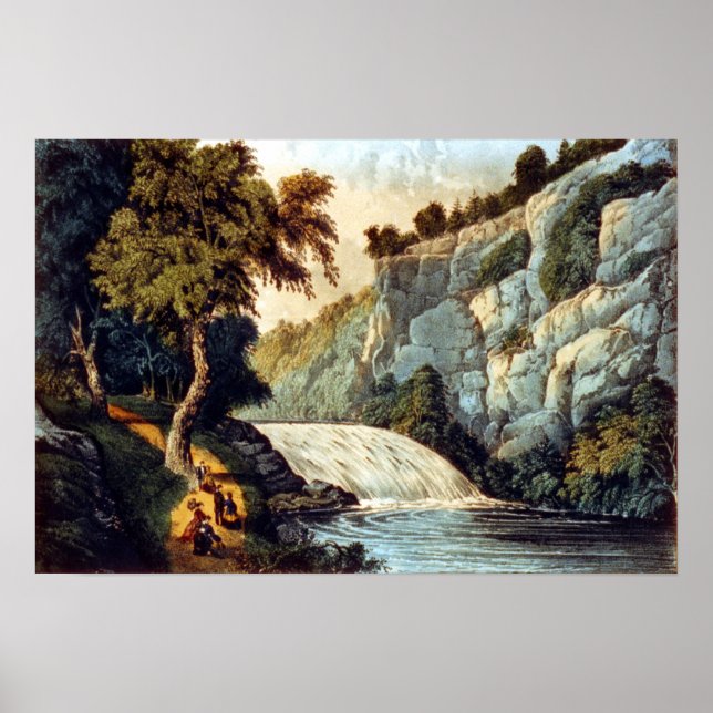 Affiche Tallulah Falls—Géorgie - 1907 (Devant)