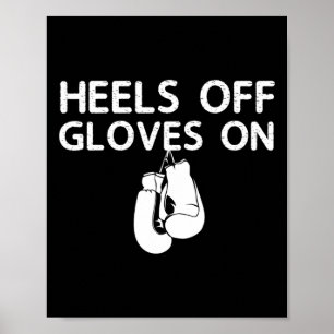 Affiche Talons Hauts Gants Sur Boxe Thaïlandaise Jour de l