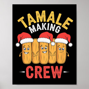 Affiche Tamale Making Crew Christmas Cuisine Party Amuseme