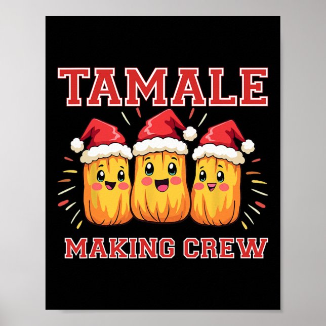 Affiche Tamale Making Crew Christmas Party (Devant)