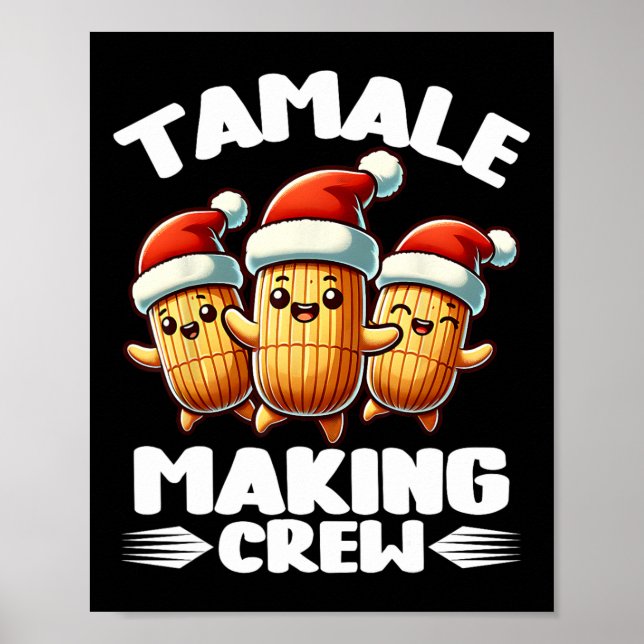Affiche Tamale Making Crew Mexican Food Family Corresponda (Devant)