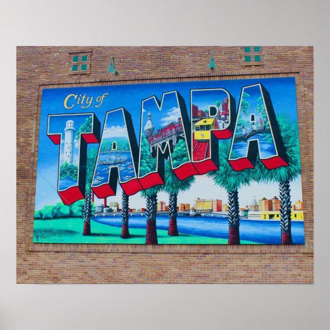 Affiche Tampa Floride (Devant)