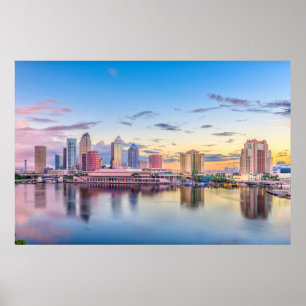 Affiche Tampa, Floride, États-Unis