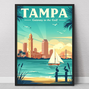 Affiche Tampa vintage