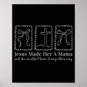 Affiche Tampon Coquette Arc Christian Maman Religieuse Mam