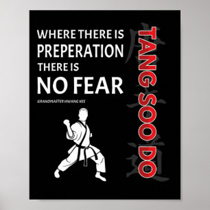 Affiche Tang Soo Do Shirt Karate Arts Martiaux Cadeaux Tra