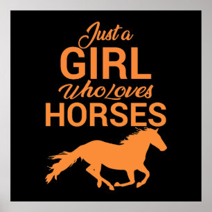 Affiche Tangerine Une Fille Qui Aime Les Chevaux