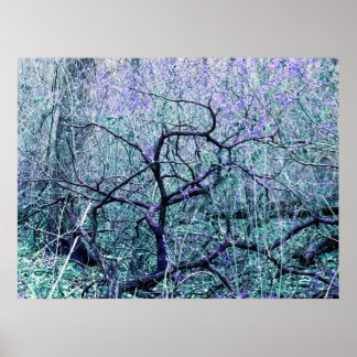 Affiche Tangle en bleu