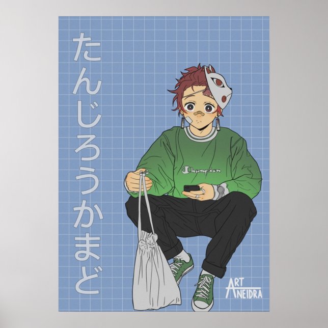 Affiche Tanjiro Kamado (Devant)