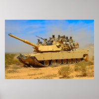TANK DE BATAILLE AMÉRICAIN - M1 ABRAMS
