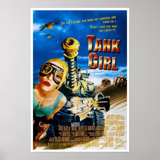 Affiche Tank Girl 1995 (Devant)