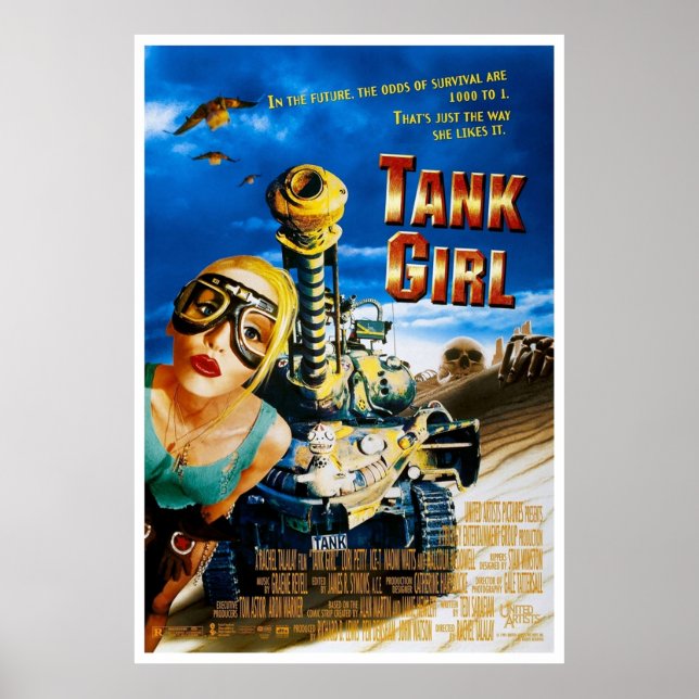 Affiche Tank Girl 1995 (Devant)