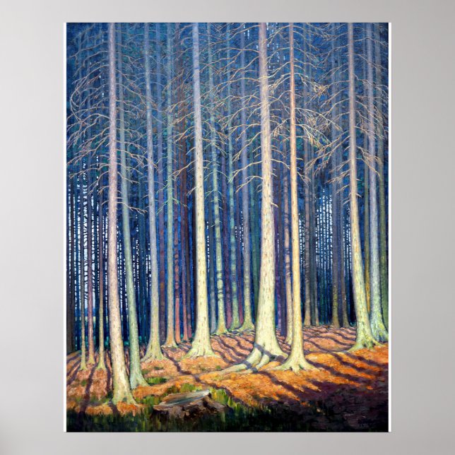 Affiche Tannenwald par Albert König (Devant)