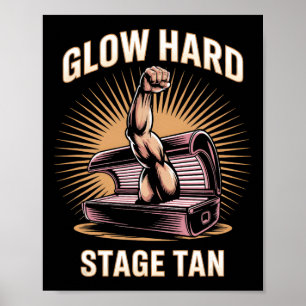 Affiche Tanning Led Llow Hard Concurrents Fitness Fans Tan