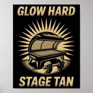 Affiche Tanning Led Llow Hard Concurrents Fitness Fans Tan