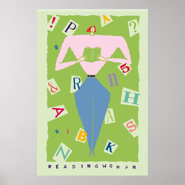 Affiche Tant De Mots, Lecture Femme (Devant)