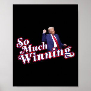 Affiche Tant de victoires Président Donald Trump Danse