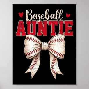 Affiche Tante Bysebyll Coquette Nœud Jour de jeu Fête des