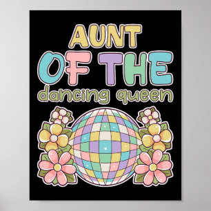 Affiche Tante De La Reine Danser Rétro 17e Anniversaire Fa