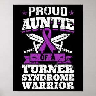 Affiche Tante D'Un Guerrier Du Syndrome De Turner Ts Sensi