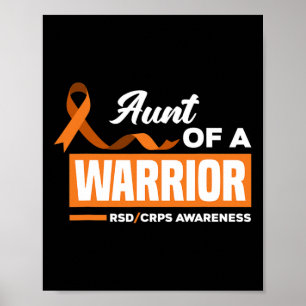 Affiche Tante D'Un Soutien De Guerrier Supporter Crps Rsd 