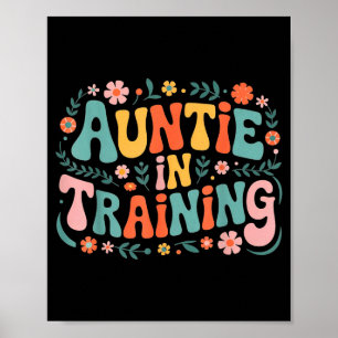 Affiche Tante en formation Tante pour travail d'hôte Neveu