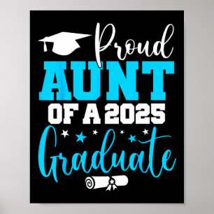Affiche Tante Senior 2025 Fier Tante D'Un Cl De 2025 Gradu