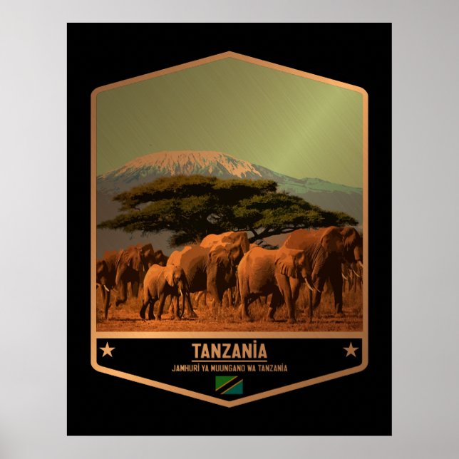 Affiche Tanzanie (Devant)