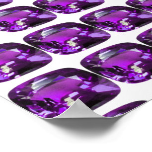 Affiche Tanzanite Gemstone Purple