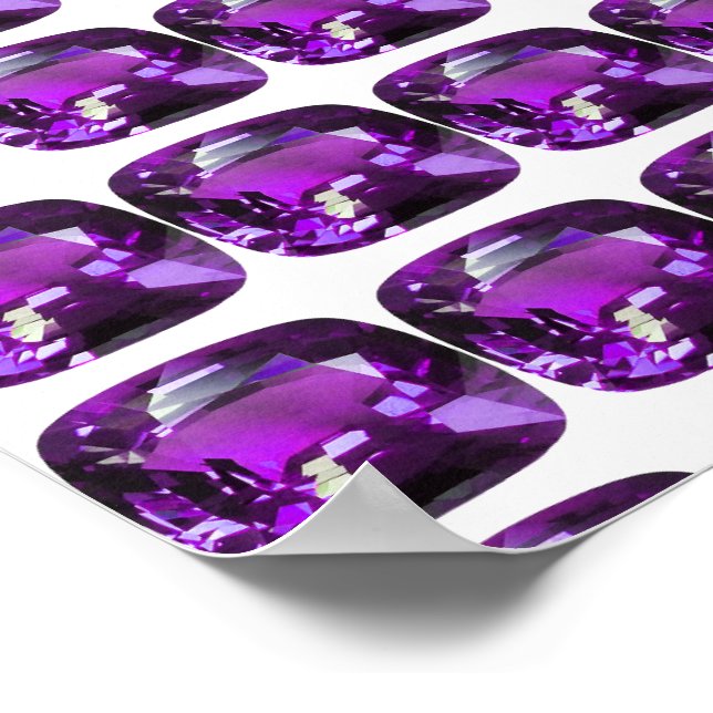Affiche Tanzanite Gemstone Purple (Coin)