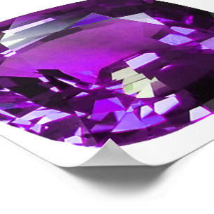 Affiche Tanzanite Gemstone Purple