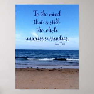 Affiche Taoist Quote Beach Photographie