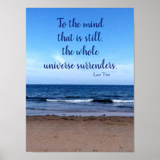 Affiche Taoist Quote Beach Photographie