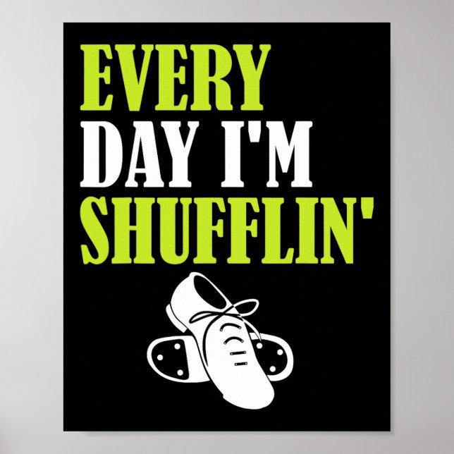 Affiche Tap Dance - Chaque jour je suis Shufflin' (Devant)