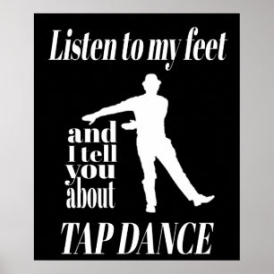Affiche Tap Dance - Écouter Mes Pieds Tap Dance