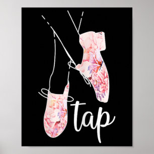 Affiche Tap Dance Lover Tap Danseuse Professeur de danse