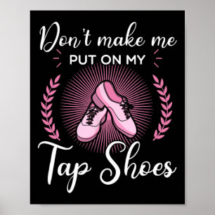 Affiche Tap Danse Danse Danse Rythme Tapping Chaussures So