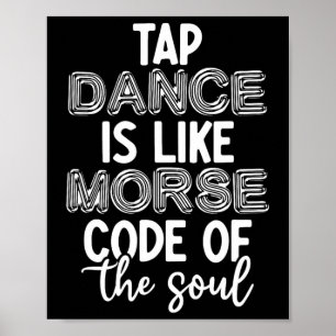 Affiche Tap Danse Enseignant Appréciation Cadeaux Tap Danc
