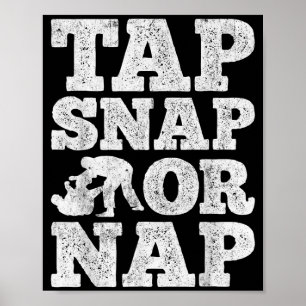 Affiche Tap Snap ou Nap Jiu Jitsu brésilien BJJ Jujitsu