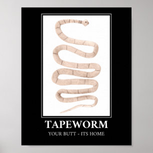 Affiche Tapeworm Your Butt sa maison