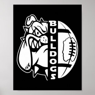 Affiche Tapis Amusant Demi-Ballon de Football Visage Boule