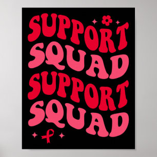 Affiche Tapis de soutien pour la sensibilisation au cancer
