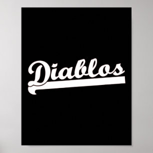 Affiche Tapis de vente de football Diablos 