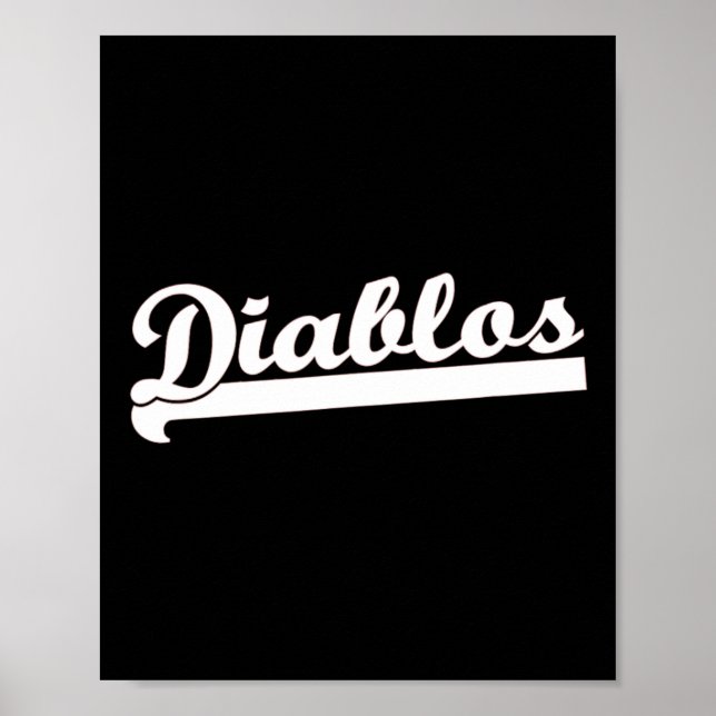 Affiche Tapis de vente de football Diablos  (Devant)