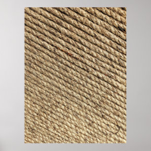 Affiche Tapis en osier Brown