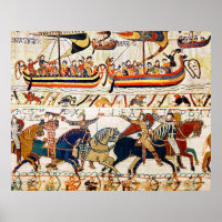 TAPISserie DE BAYEUX,CHEVALIERS NORMANDS,ARCHERS,N