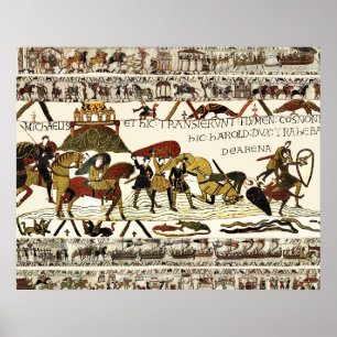 Affiche TAPISserie DE BAYEUX Guillaume au Mont Saint-Miche
