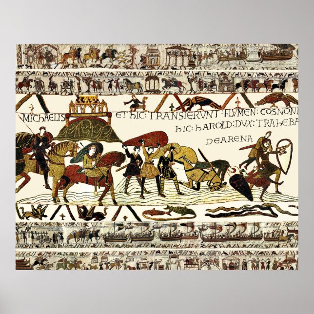 Affiche TAPISserie DE BAYEUX Guillaume au Mont Saint-Miche (Devant)