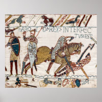 TAPISserie DE BAYEUX Mort du roi Harold à la batai