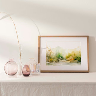 Affiche Tapisserie marine : Jardin d'algues colorées et Ke